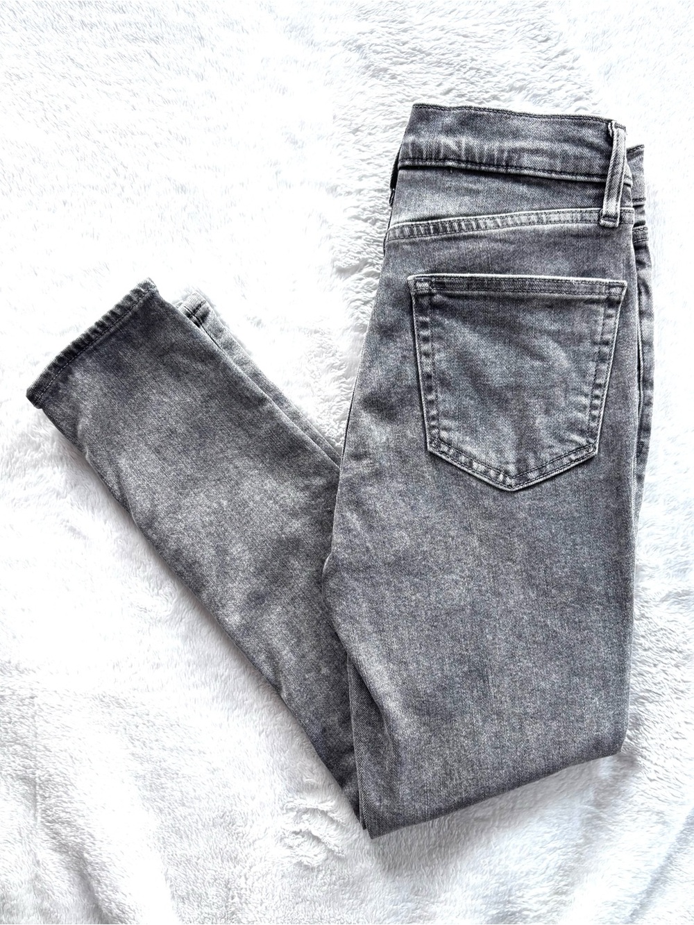 GAP True Skinny Jean, Gray, Size 0/25 Petite